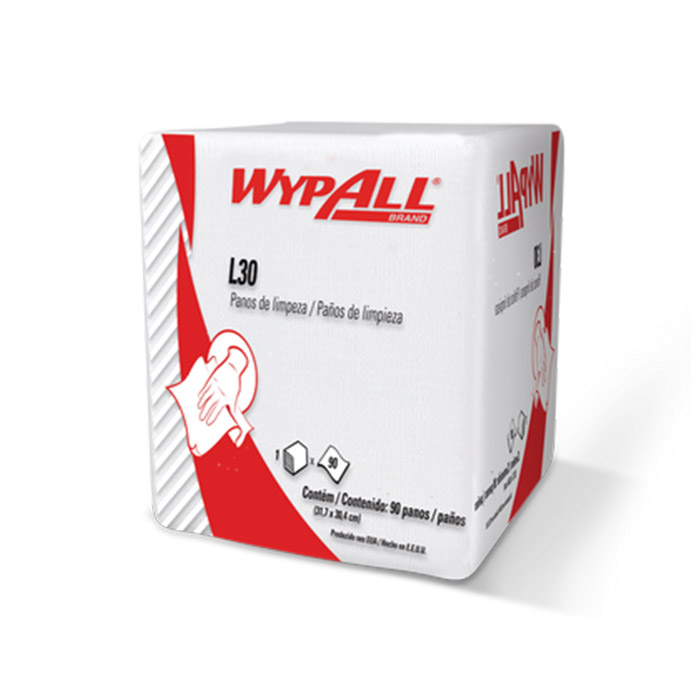 Wiper Wypall L30 – 12 pacotes com 90 panos