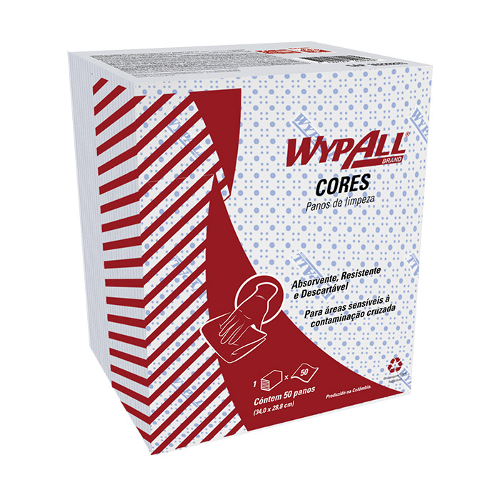 Wiper Wypall X50 Simplimax Azul – 8 pacotes com 50 panos